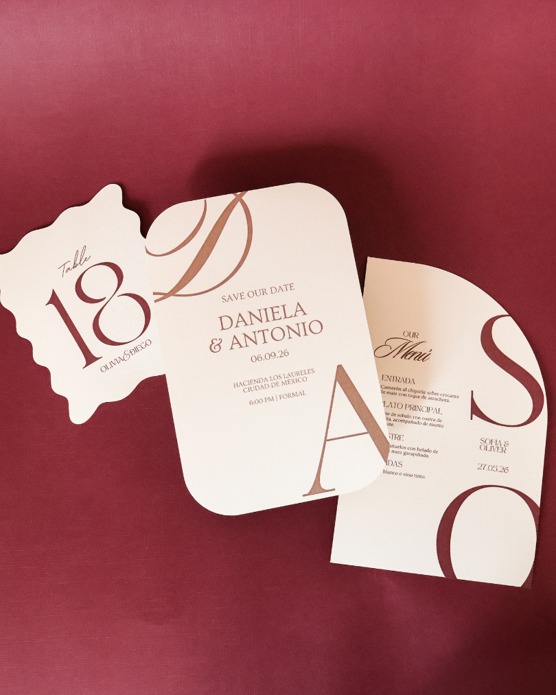 Kit papelería para tu evento