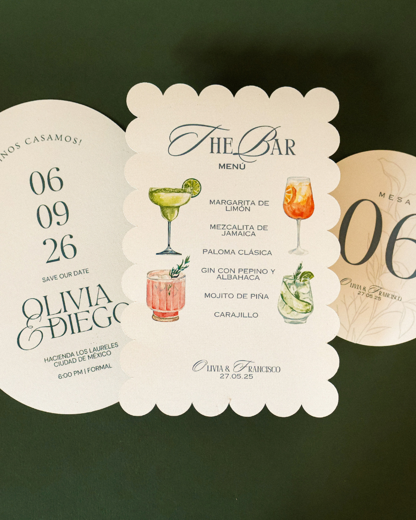 Kit papelería para tu evento