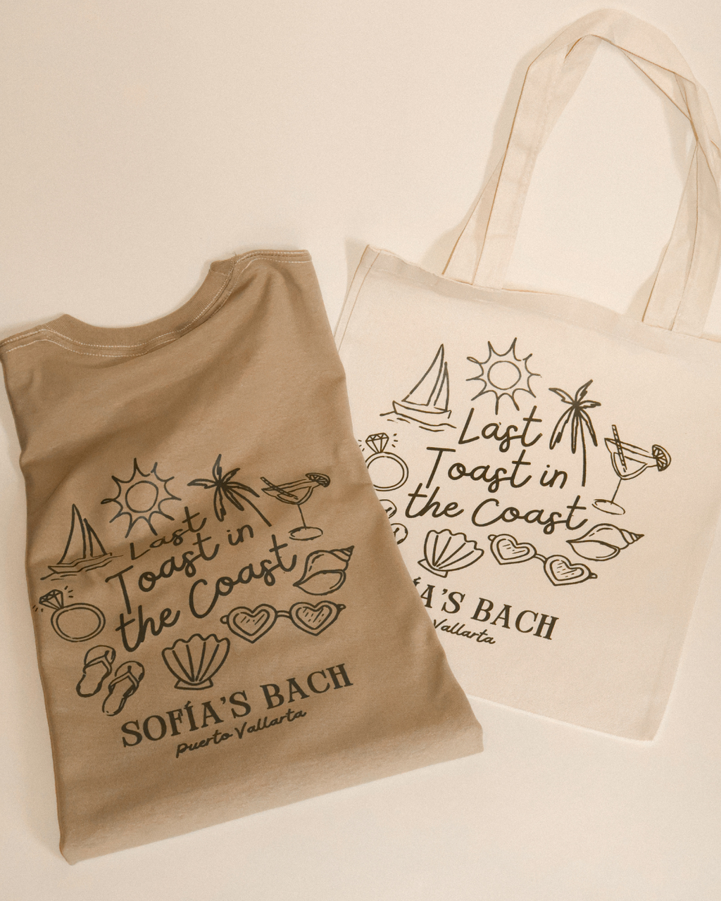 Kit: Tote Bag y Playera Personalizada para Despedida de Soltera